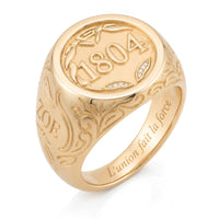 Heritage Crest Signet Ring | 1804 - ZOE