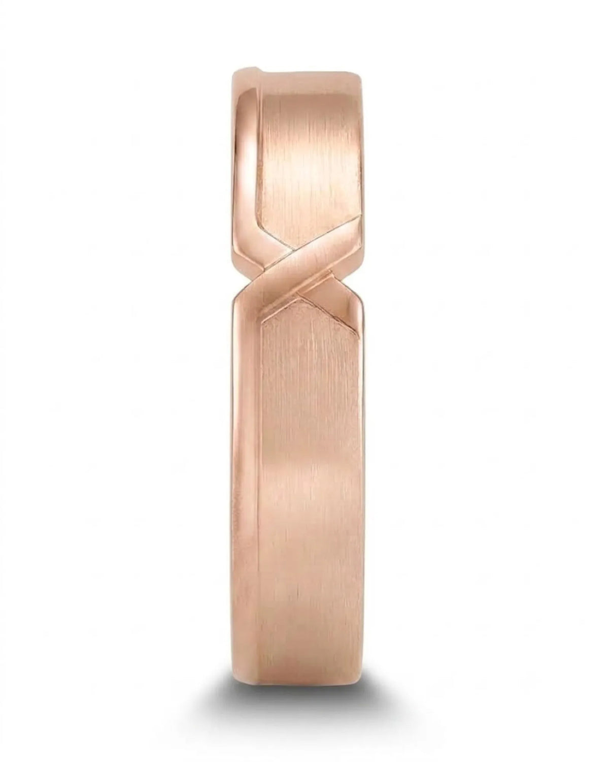 18K rose gold his and hers wedding rings for weddings, anniversaries, engagements, and lasting memories - SARATTI