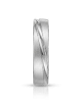 18K white gold couple wedding rings featuring elegant matching bands with refined luxury craftsmanship | SARATTI