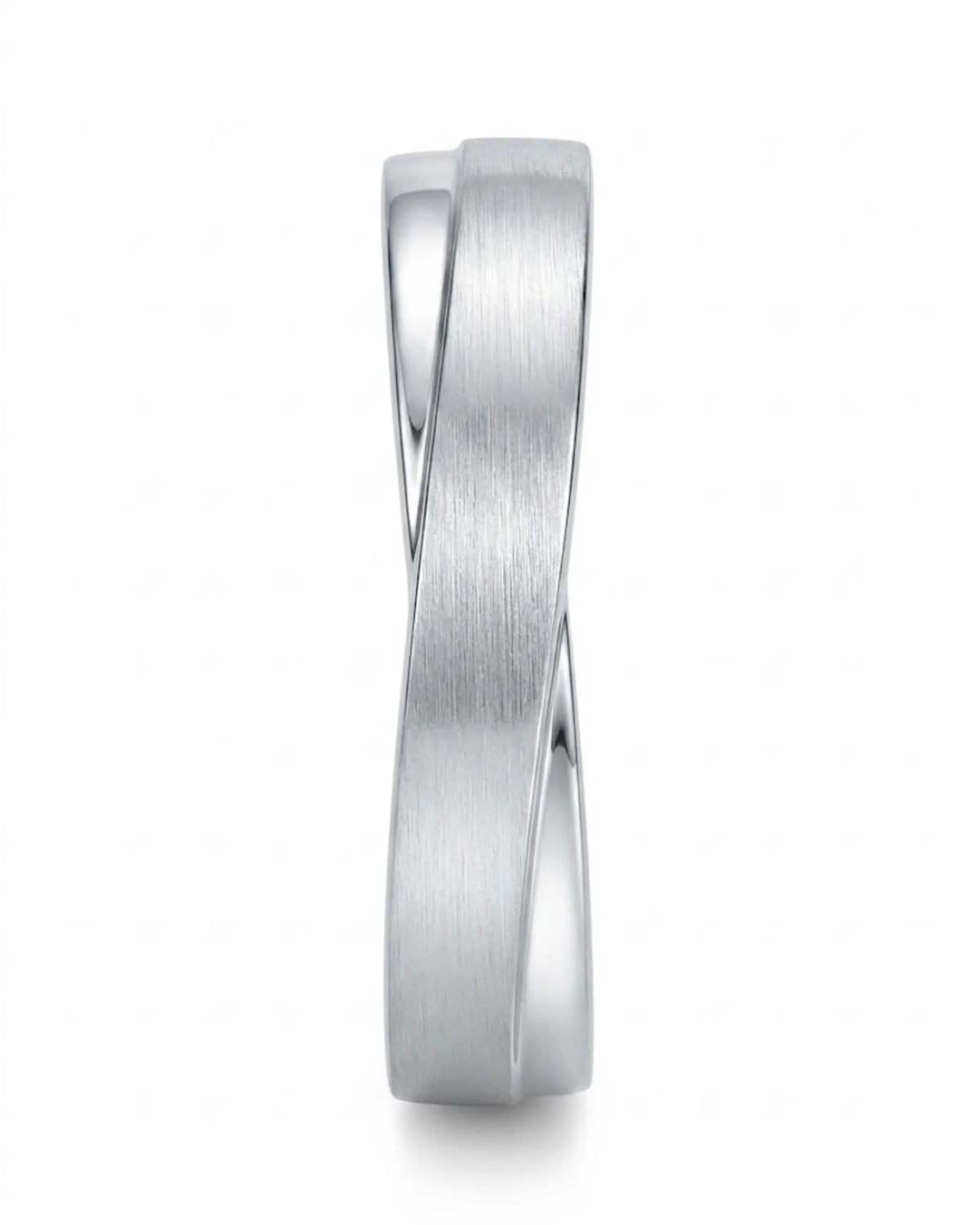 18K white gold diamond wedding band pair for weddings, anniversaries, engagements, and meaningful couple gifts - SARATTI