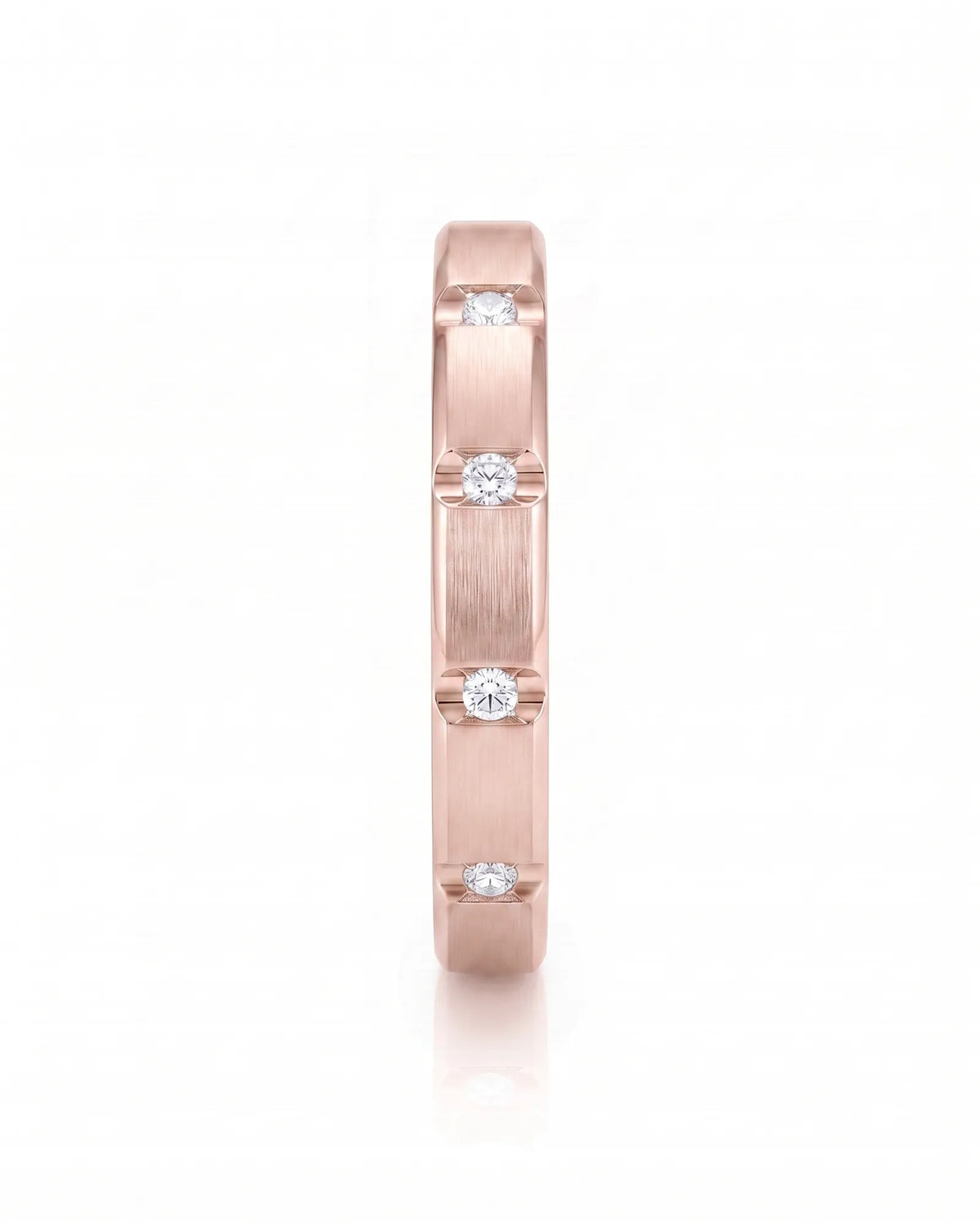 Linear Covenant Wedding Set | His & Hers