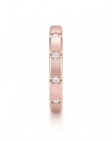 Linear Covenant Wedding Set | His & Hers