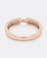 Round Diamond Wedding Band in White Gold