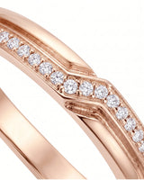 Channel Set Diamond Band Wedding Set