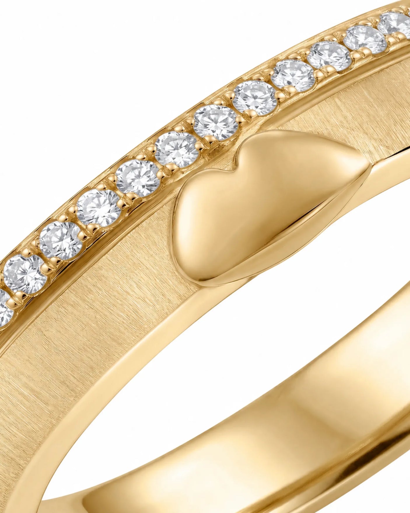 The Sweet Embrace Duo Wedding Ring Set