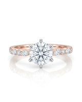Faye – Natural Round Diamond Six-Prong Engagement Ring