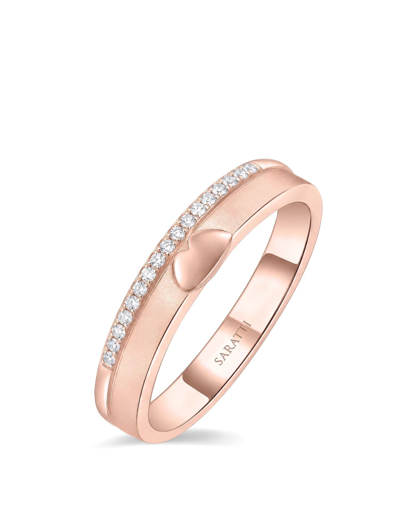The Sweet Embrace Duo Wedding Ring Set