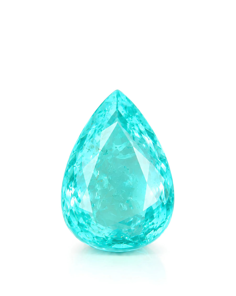 1.35 carats Natural Neon Greenish Blue Paraiba Tourmaline | Pear