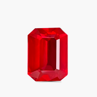 1.01 carat Vivid Red Octagonal Cut Ruby Loose Gemstone | GRS Certified