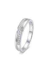 Channel Set Diamond Band Wedding Set