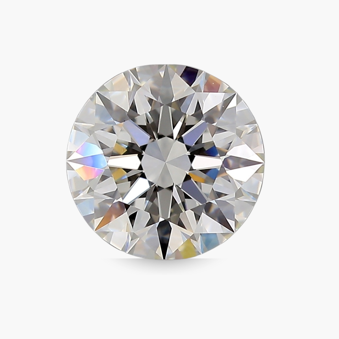 1.51 carats Round Natural Diamond VVS Color G | HRD Certified