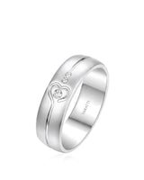 Yellow Gold Diamond Wedding Band Matte Finish