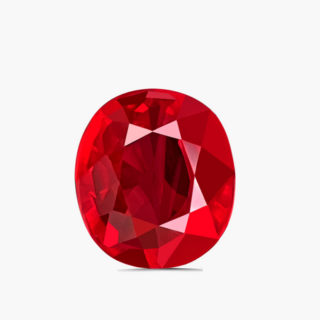 Oval Cut Rare Natural Ruby Gemstone | Saratti Jewelry