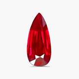 3.02 cts Pear Cut Unheated Natural Ruby Gem | GRS Certified | Saratti 