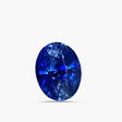 3.01 cts Unheated Blue Natural Sapphire | Oval Cut | AIGS Certified | Saratti Jewelry