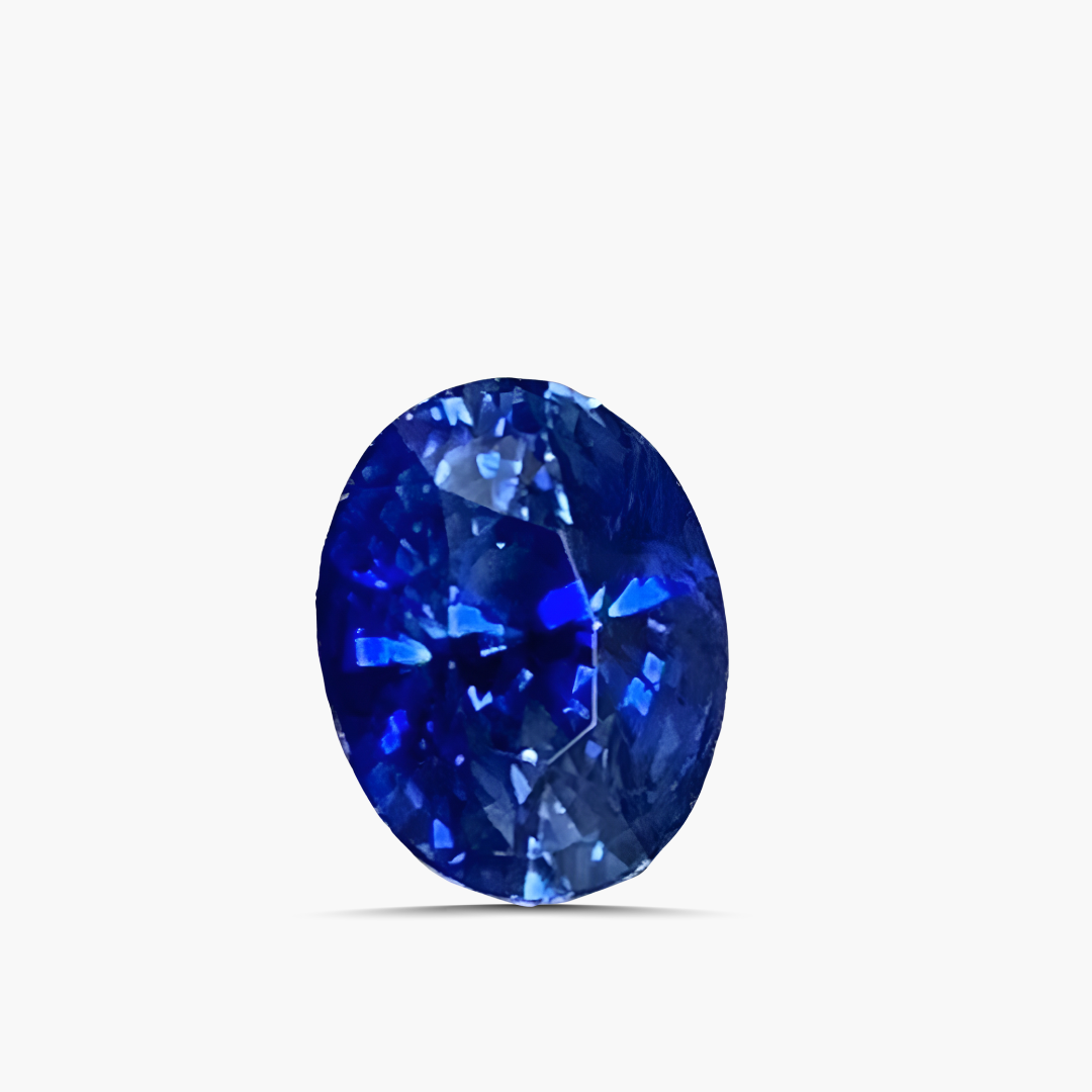 3.01 cts Unheated Cornflower Blue Natural Sapphire | Oval Cut | AIGS Certified