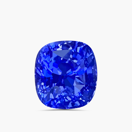 4.18 cts Unheated Cornflower Blue Sapphire Gemstone | GRS Certified | Saratti Jewelry