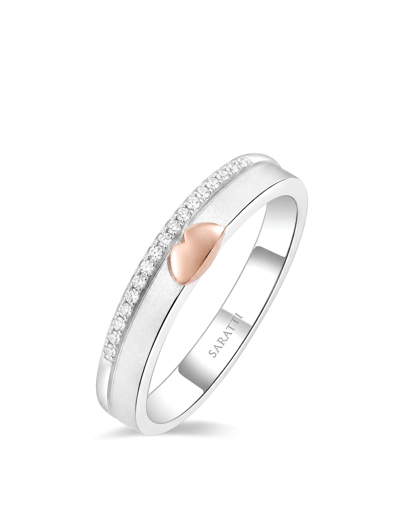 The Sweet Embrace Duo Wedding Ring Set