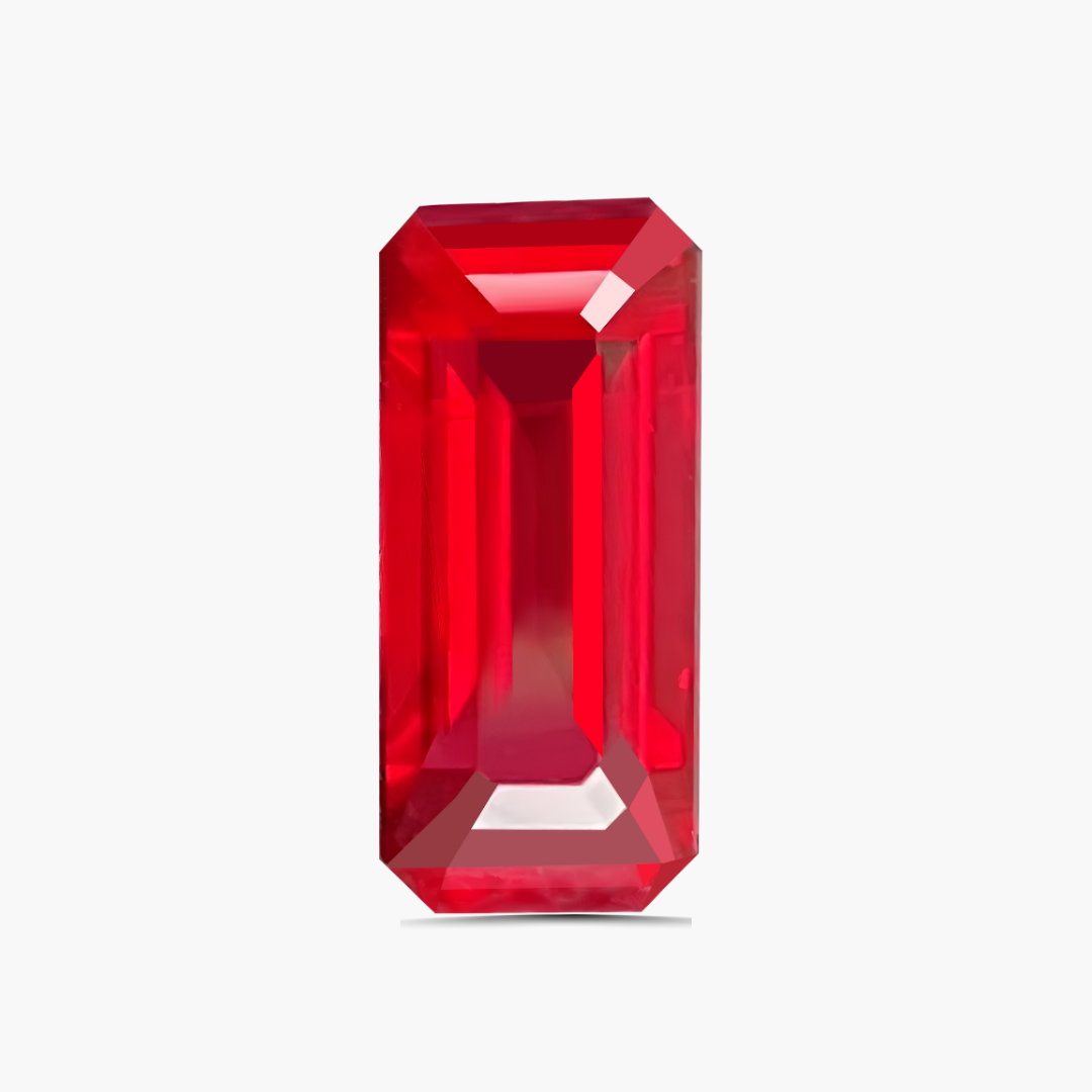 1.04 cts Octagonal Cut Ruby Loose Gemstone | GRS Certified