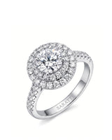 Keira – Gleaming Promise Natural Round Diamond Double Halo Ring