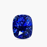 3.28 cts Madagascar Unheated Blue Sapphire | Cushion | GRS Certified