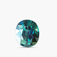 9.18 carats Green Natural Sapphire Gemstone Oval Shape
