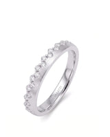 Princess Tiara Diamond Eternity Wedding Band