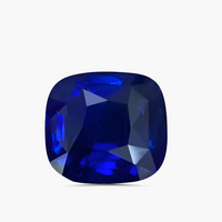 3.01 cts Madagascar Unheated Royal Blue Sapphire | Cushion | GRS Certified