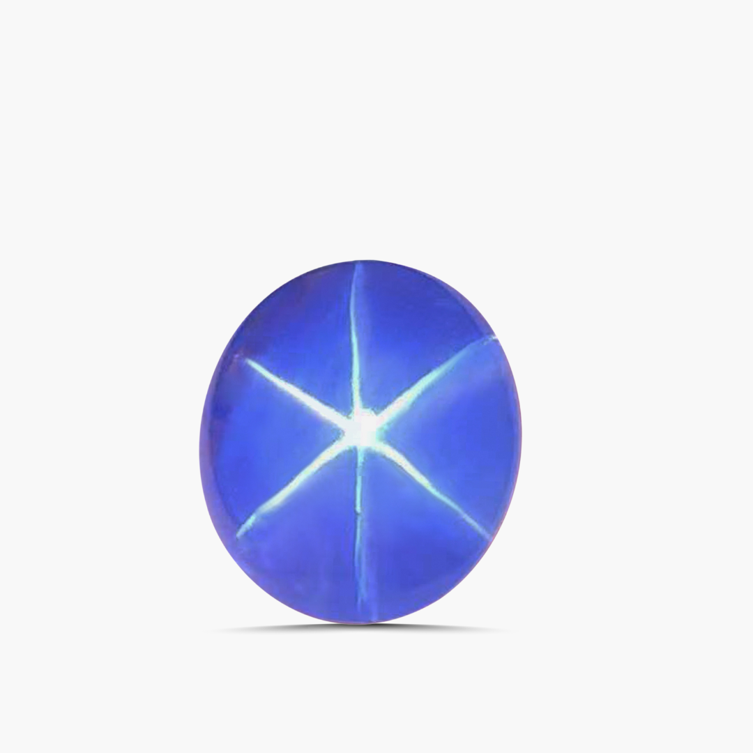9.00 cts Natural Star Sapphire Gemstone | Oval Cabochon