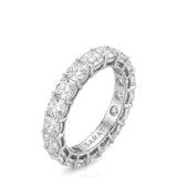 Cushion Diamond Eternity Band in White Gold