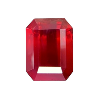 2.02 carats Octagonal Deep Red Ruby Gem | Unheated | GUILD Certified