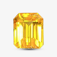 2.05-carat Radiant Cut Natural Yellow Sapphire Gemstone | CGL Certified