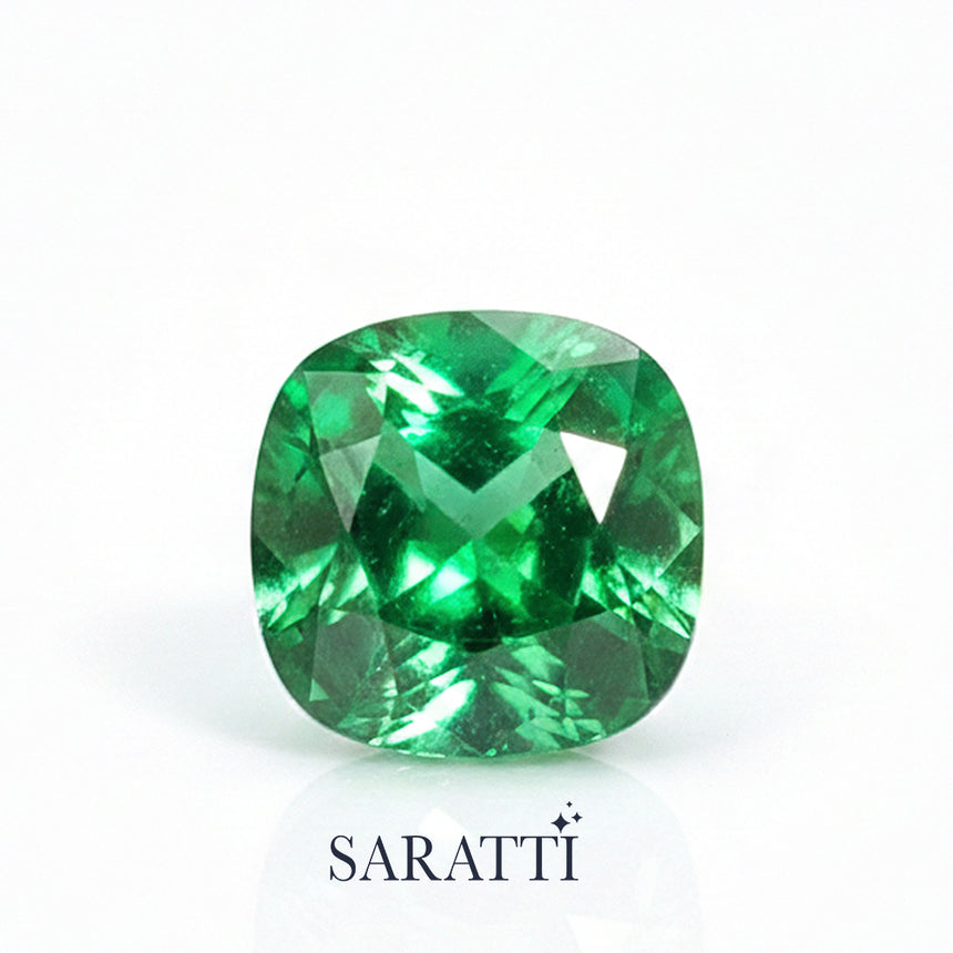 2.06 Carat Natural Tsavorite Cushion Gemstone