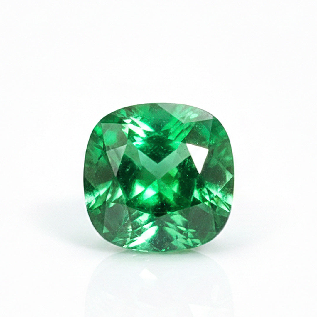 2.06 Carats Natural Tsavorite | Cushion Shape | Vivid Green