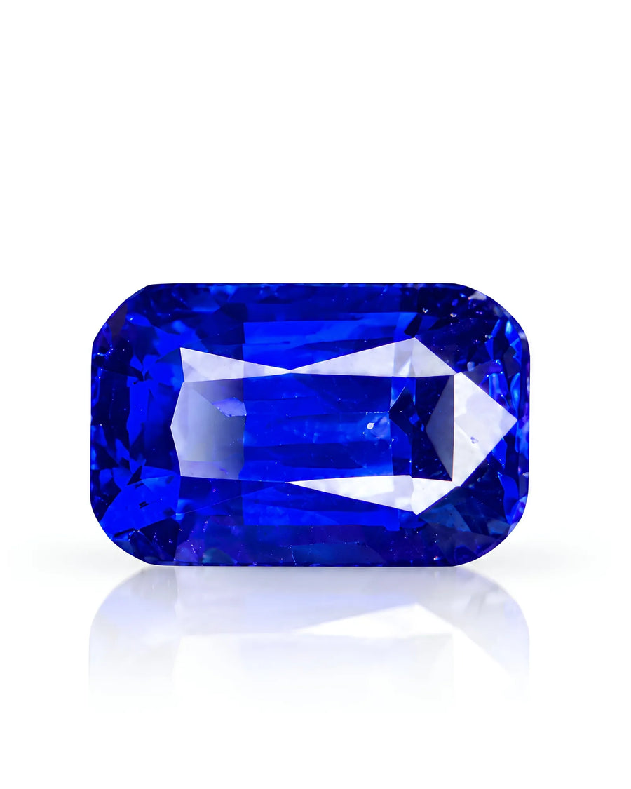 2.09ct Natural Royal Blue Sapphire Cushion loose gemstone front view | SARATTI