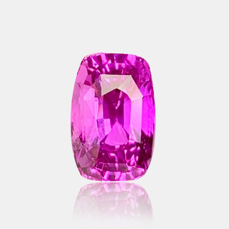 2.12ct Unheated Natural Lavender Sapphire Cushion Cut | SARATTI  
