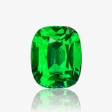2.14 carat natural tsavorite gemstone cushion cut