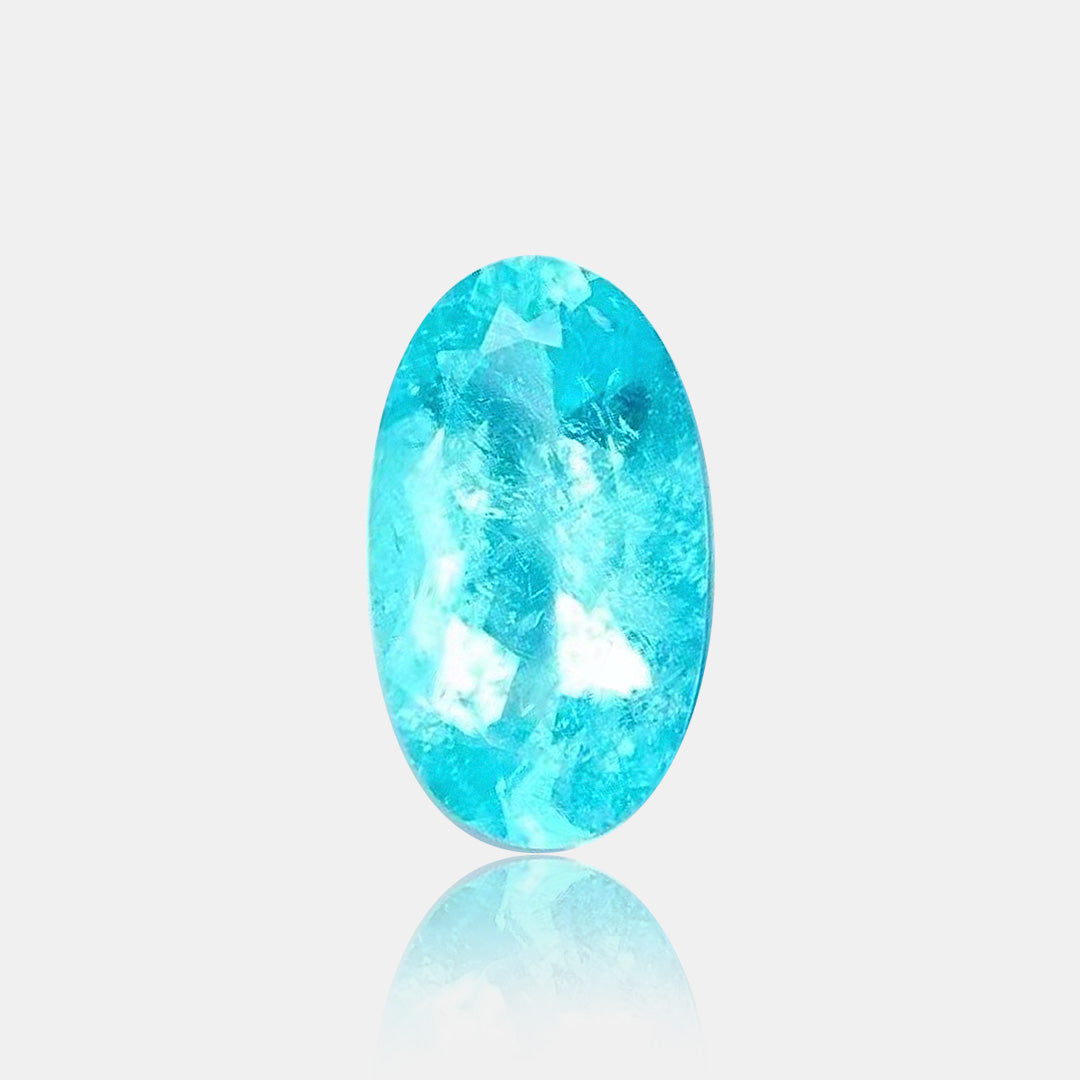2.17 carats Brazil Greenish Blue Natural Paraiba Tourmaline | Oval – 11.39 × 6.61 × 4.44mm