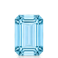 2.21 carats Natural Santa Maria Aquamarine | Emerald Cut