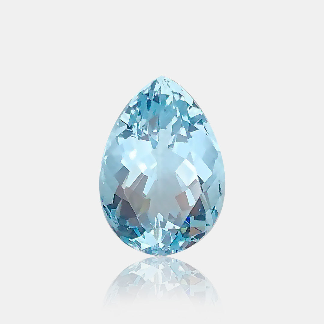 2.23 carats Natural Santa Maria Aquamarine | Pear – 10.08 × 7.10 × 5.57mm