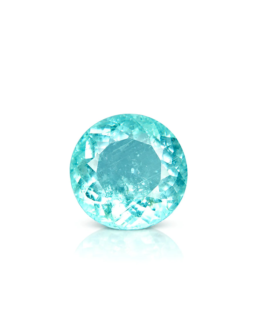 2.29 carat Natural Neon Blue Paraiba-Type Tourmaline oval main view | SARATTI