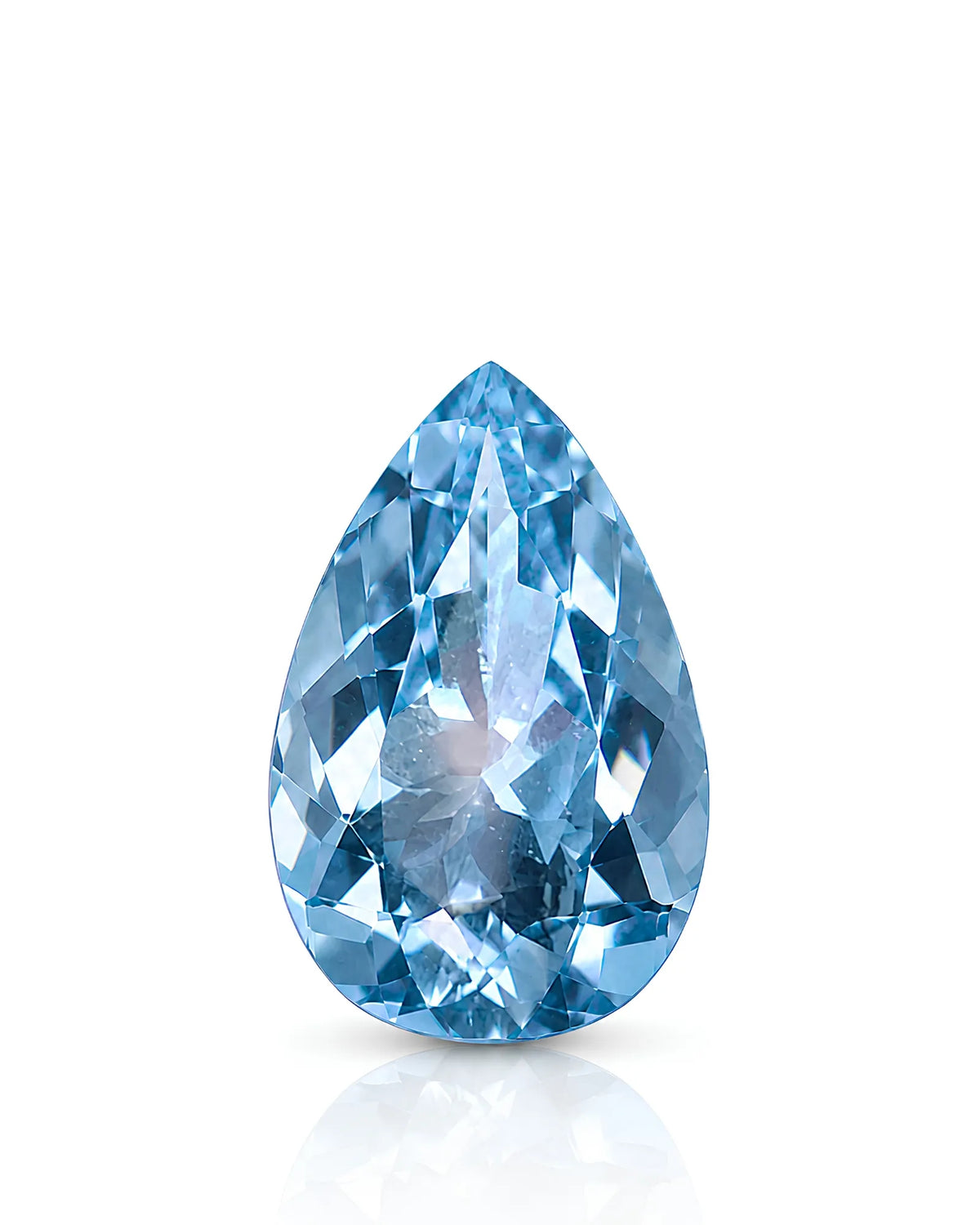 2.29 carats Natural Exceptional Santa Maria Aquamarine | Pear Cut