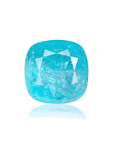 2.32ct natural Paraiba tourmaline cushion cut neon blue | SARATTI
