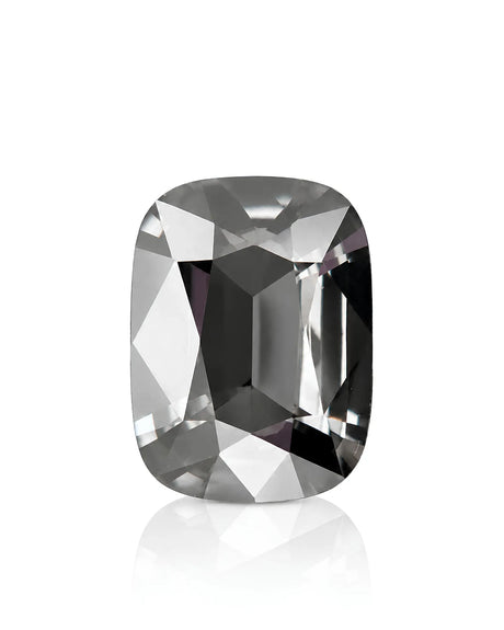 2.35ct Natural Gray Spinel elongated cushion front view | SARATTI