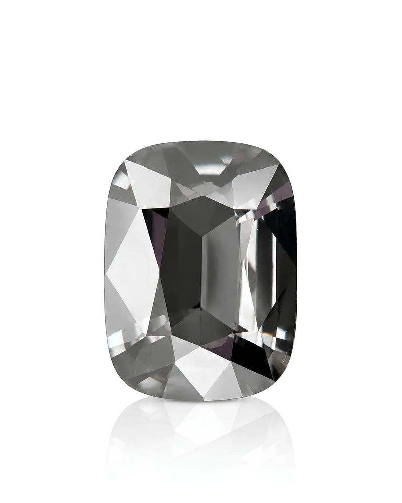 2.35ct Natural Gray Spinel elongated cushion front view | SARATTI
