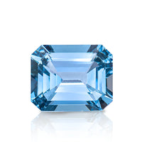 2.38 carats Natural Vivid Blue Santa Maria Aquamarine | Emerald Cut