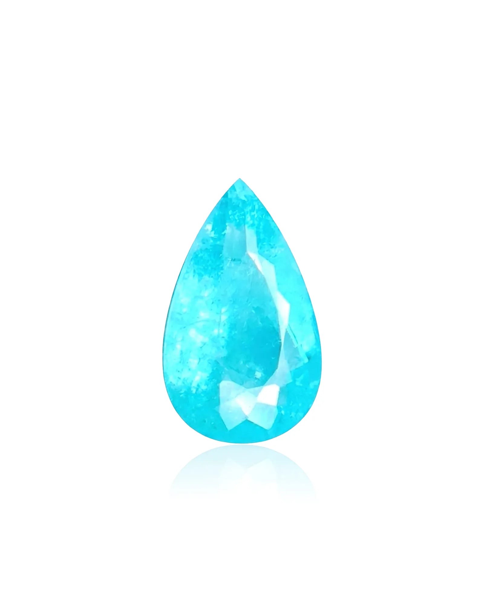 2.41 carats Neon Blue Natural Paraiba Tourmaline | Pear