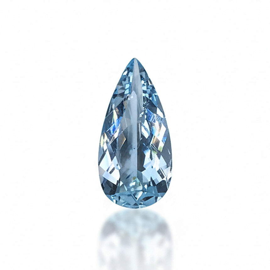 2.45 Carat Natural Santa Maria Aquamarine Pear