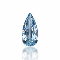 2.45ct Natural Santa Maria Aquamarine | Pear – 14.92 × 6.97 × 4.39mm | CGRL Certified