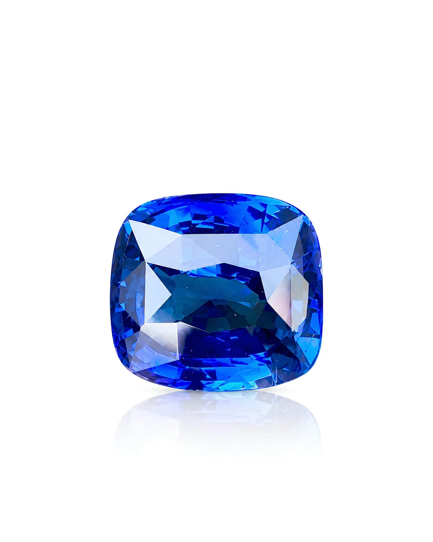 2.49ct Natural Royal Blue Sapphire Cushion main view | SARATTI